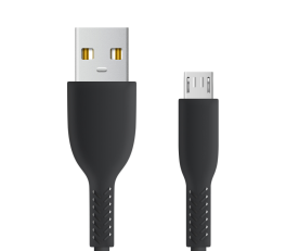 Micro USB TPE数据线 独特网尾设计 经典时尚黑白两色